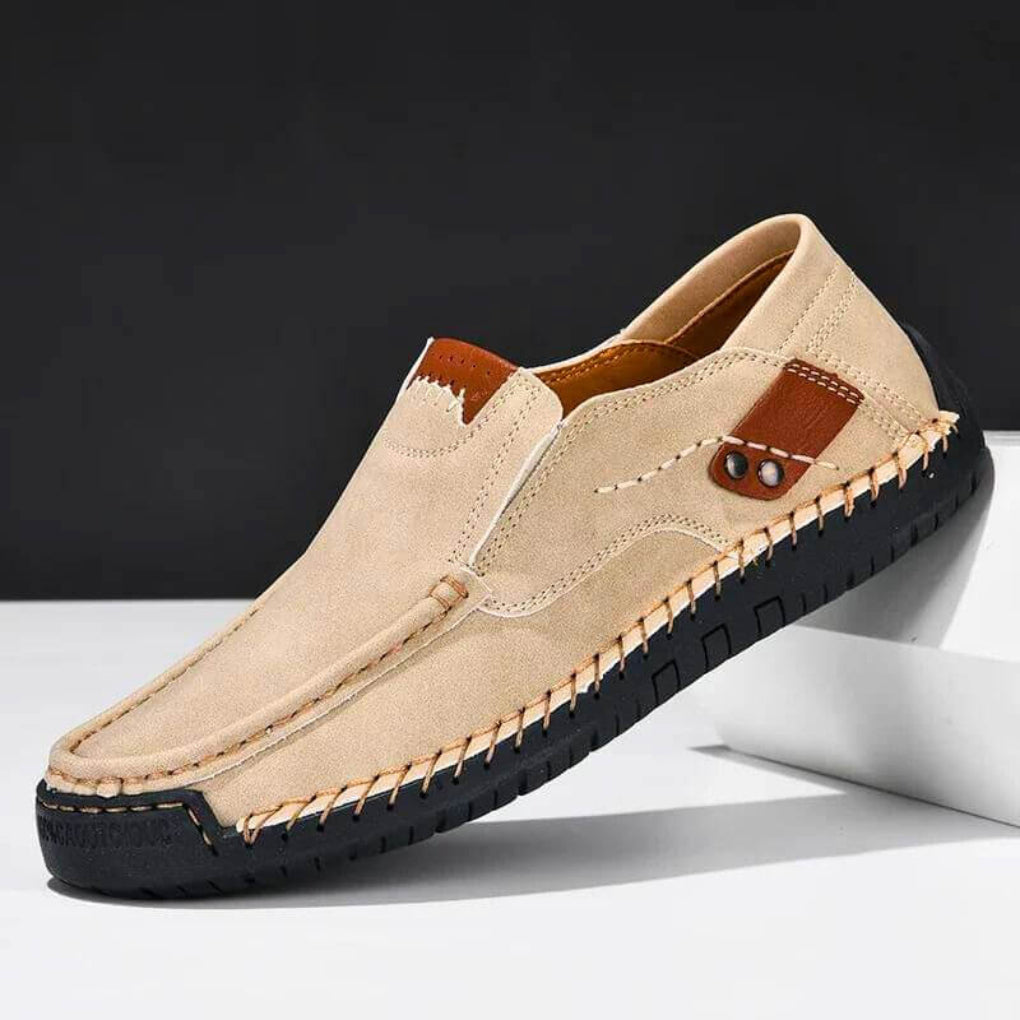 Men's Orthopedic Slip-On Shoes with Arch Support - Comfort Walking Shoes