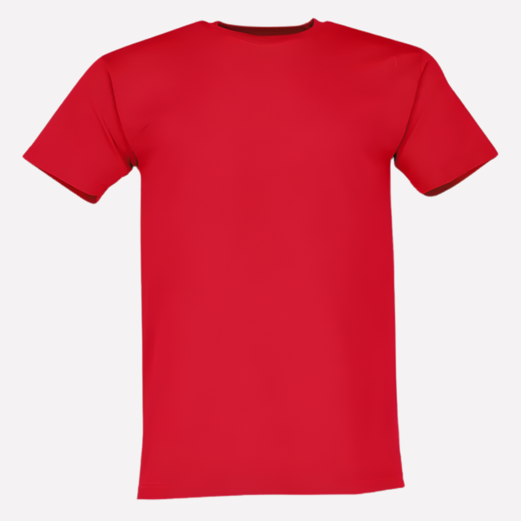 Men's Crew Neck Cotton T-Shirt - Classic Short-Sleeve Tee