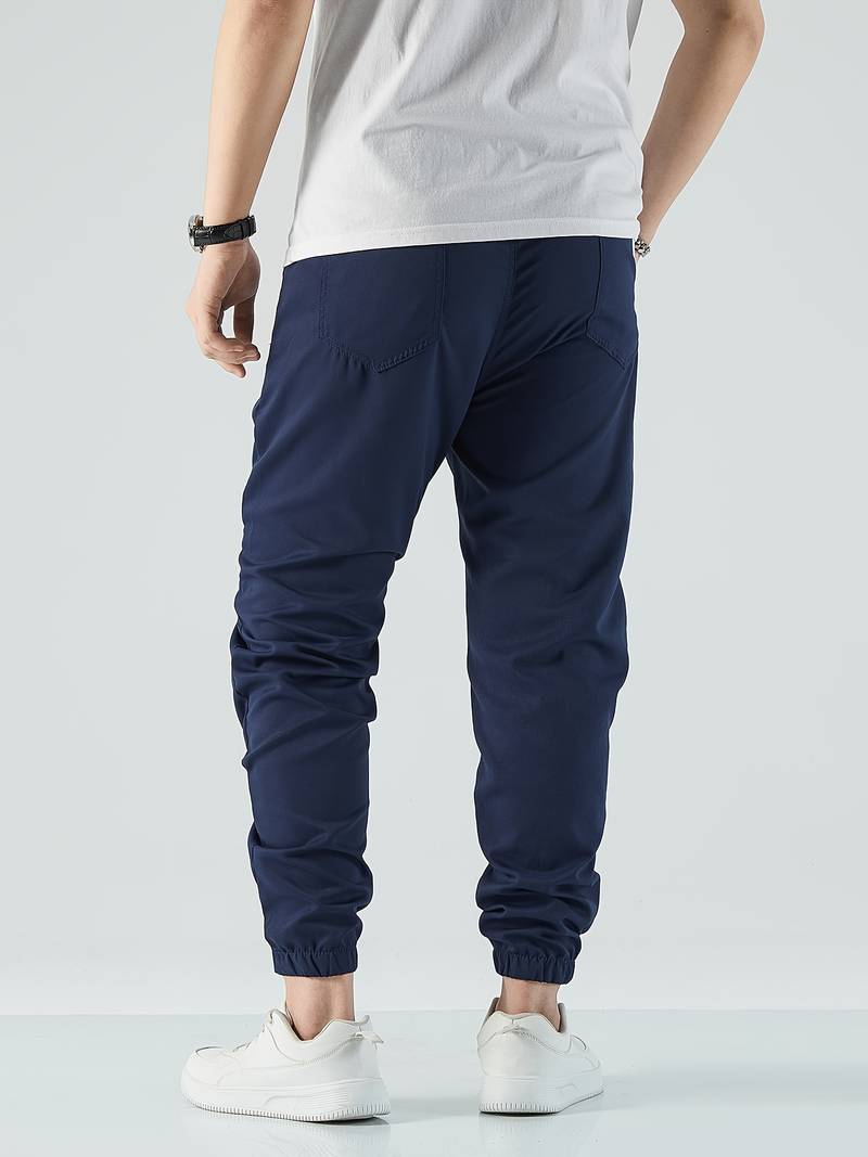 Silkenave Joggers - 4-Way Stretch Polyester Joggers for Everyday Wear