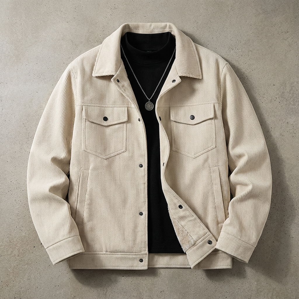 Florence Fleece Jacket for Men - Heritage-Inspired Warm Layer