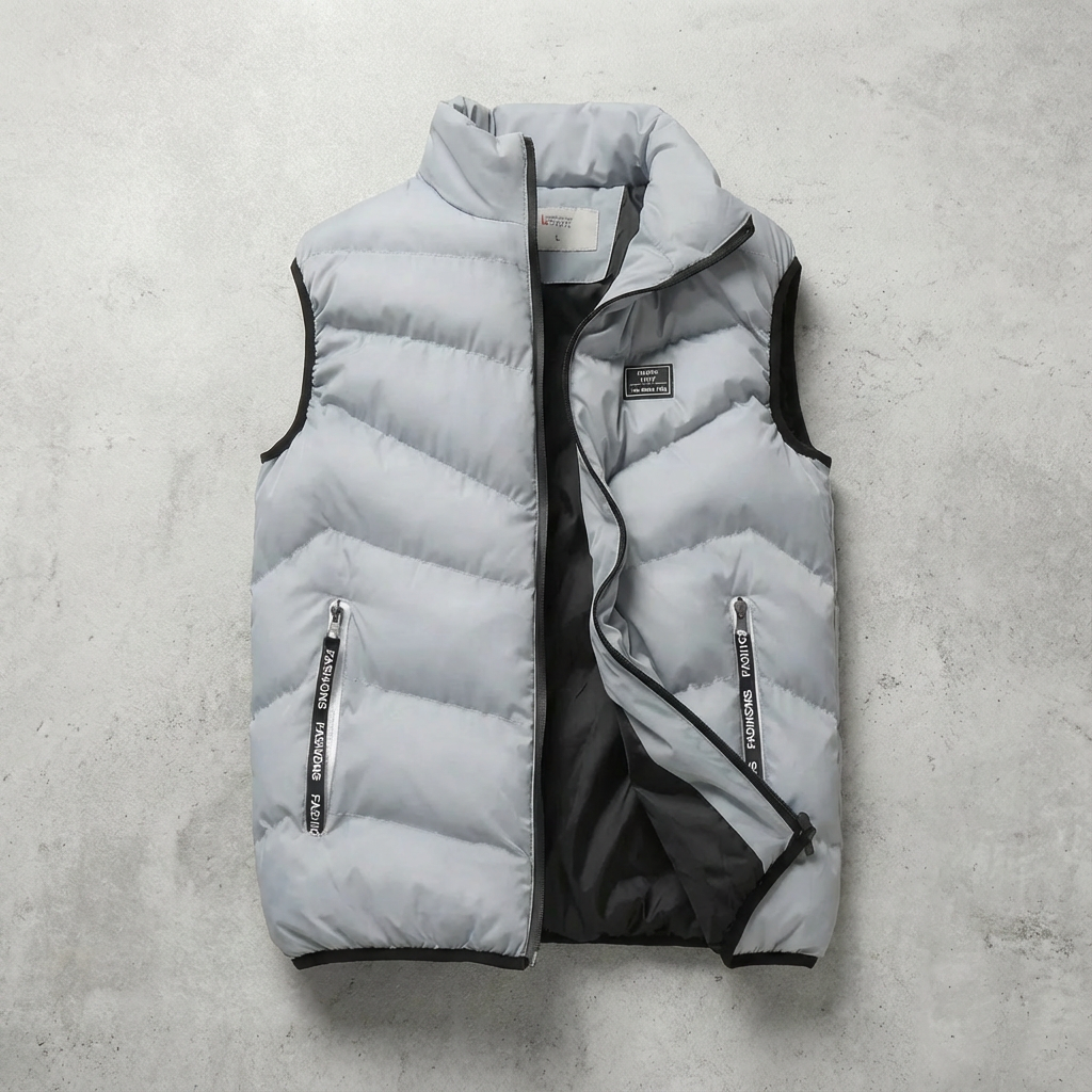 Milan Down Vest for Men - Windproof Water-Resistant Winter Layer