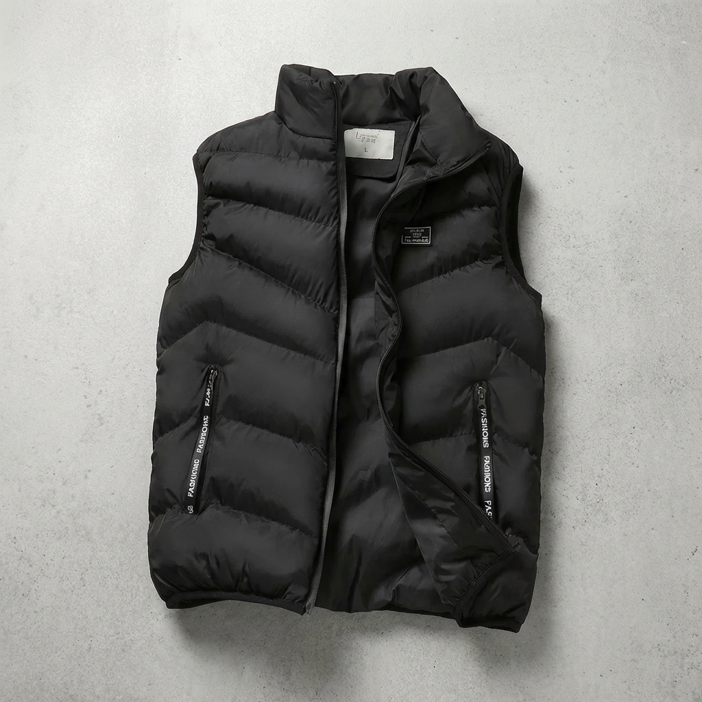 Milan Down Vest for Men - Windproof Water-Resistant Winter Layer