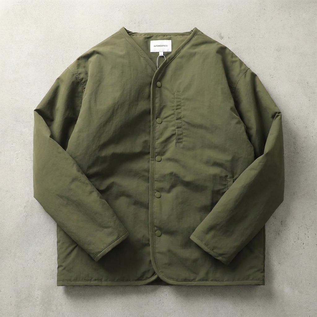 Rodrigo Quilted Cotton Coat for Men - Lightweight Retro Style