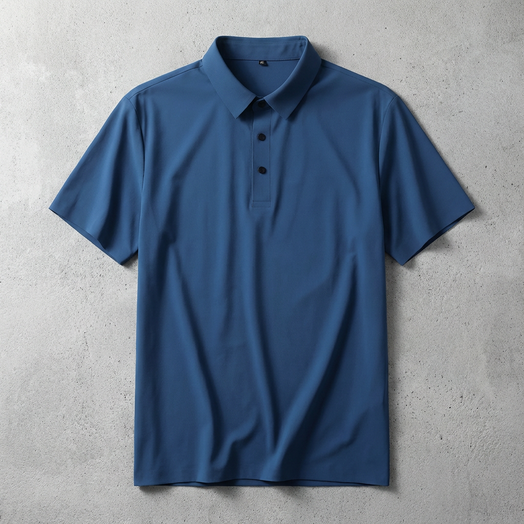 Portofino Ice Silk Polo for Men - Breathable Relaxed Fit Summer Polo