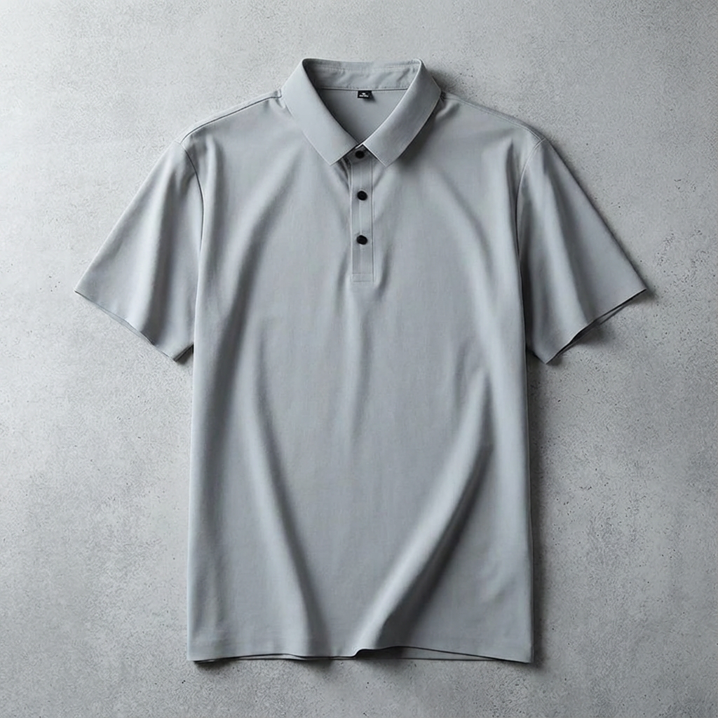 Portofino Ice Silk Polo for Men - Breathable Relaxed Fit Summer Polo