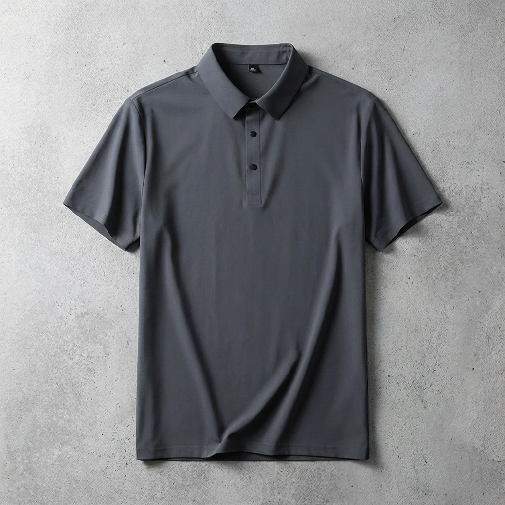 Portofino Ice Silk Polo for Men - Breathable Relaxed Fit Summer Polo