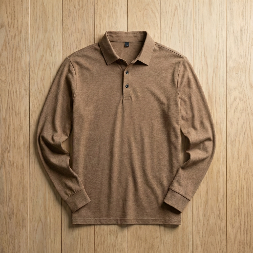 Portofino Piqué Cotton Polo Shirt for Men - Breathable Tailored Fit Polo