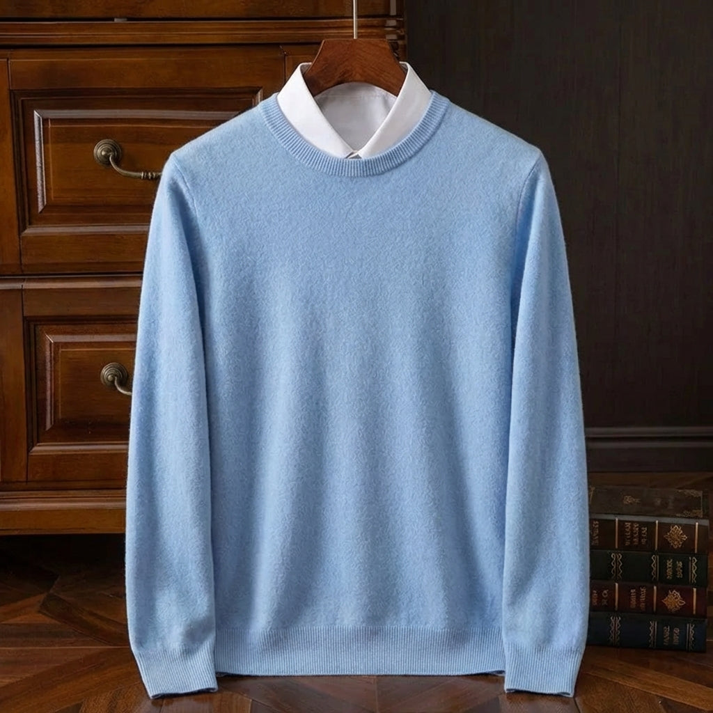 Siena Merino Wool Sweater for Men - Soft Breathable Relaxed Fit Knit