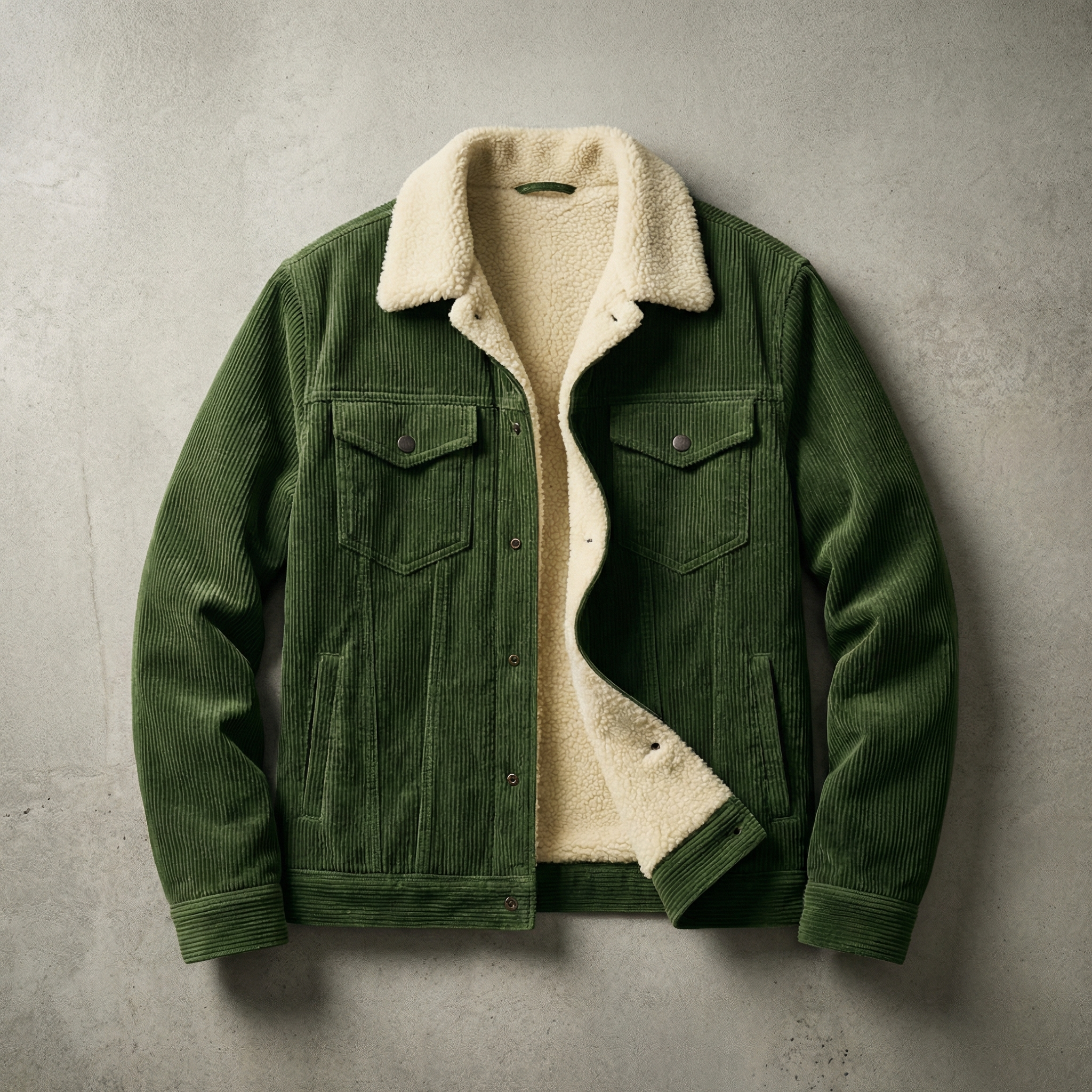 Athens Corduroy Jacket for Men, Tailored Fit Premium Corduroy Outerwear