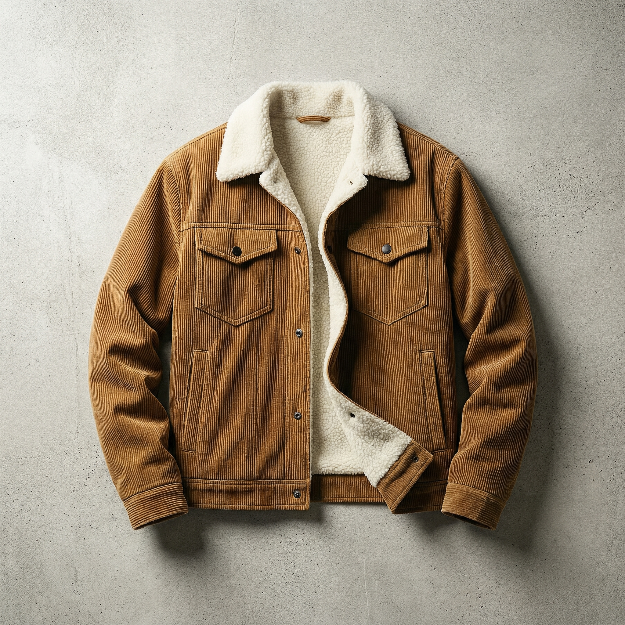 Athens Corduroy Jacket for Men, Tailored Fit Premium Corduroy Outerwear