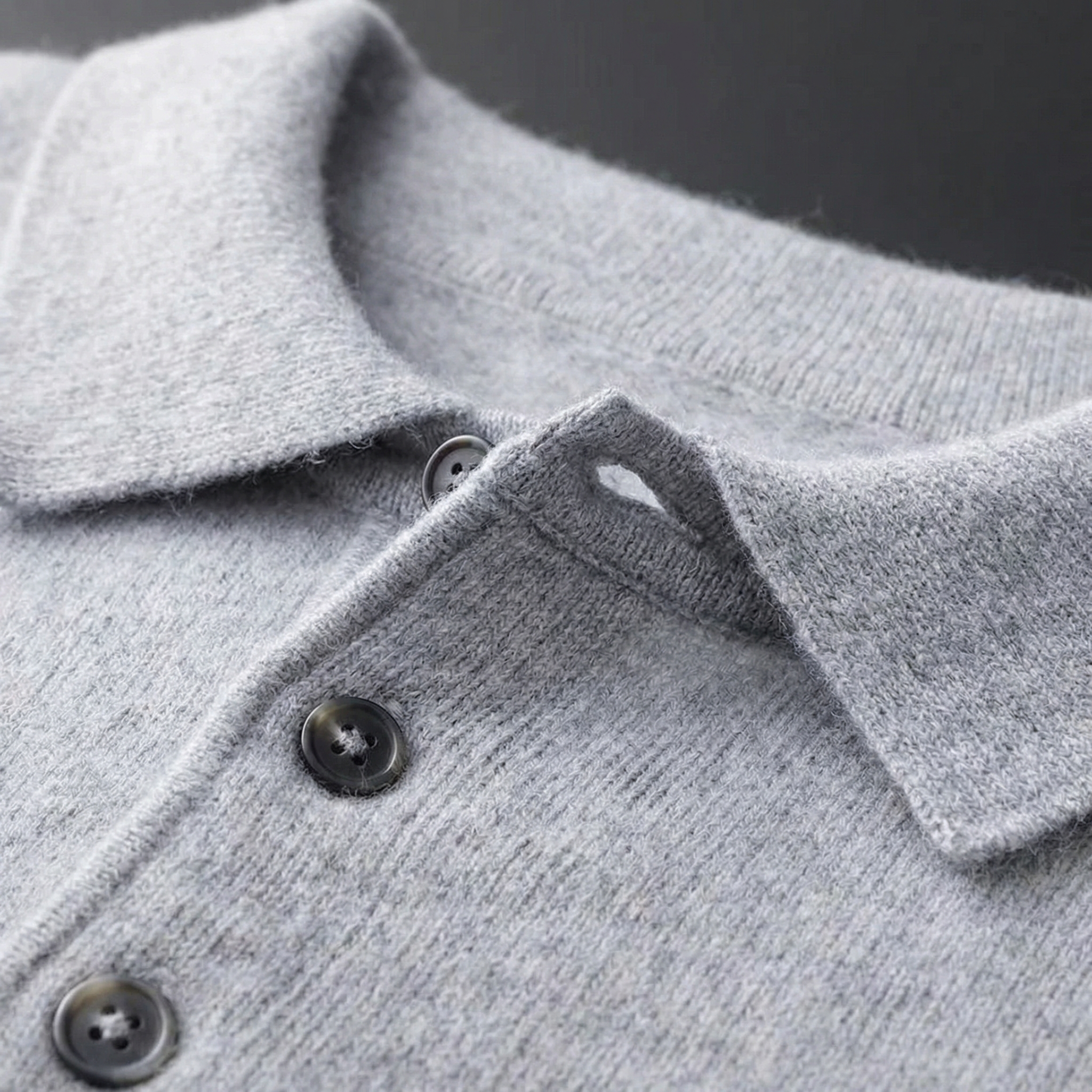 Florence Men's Pullover Sweater - Heavyweight Cotton Knit with Lapel