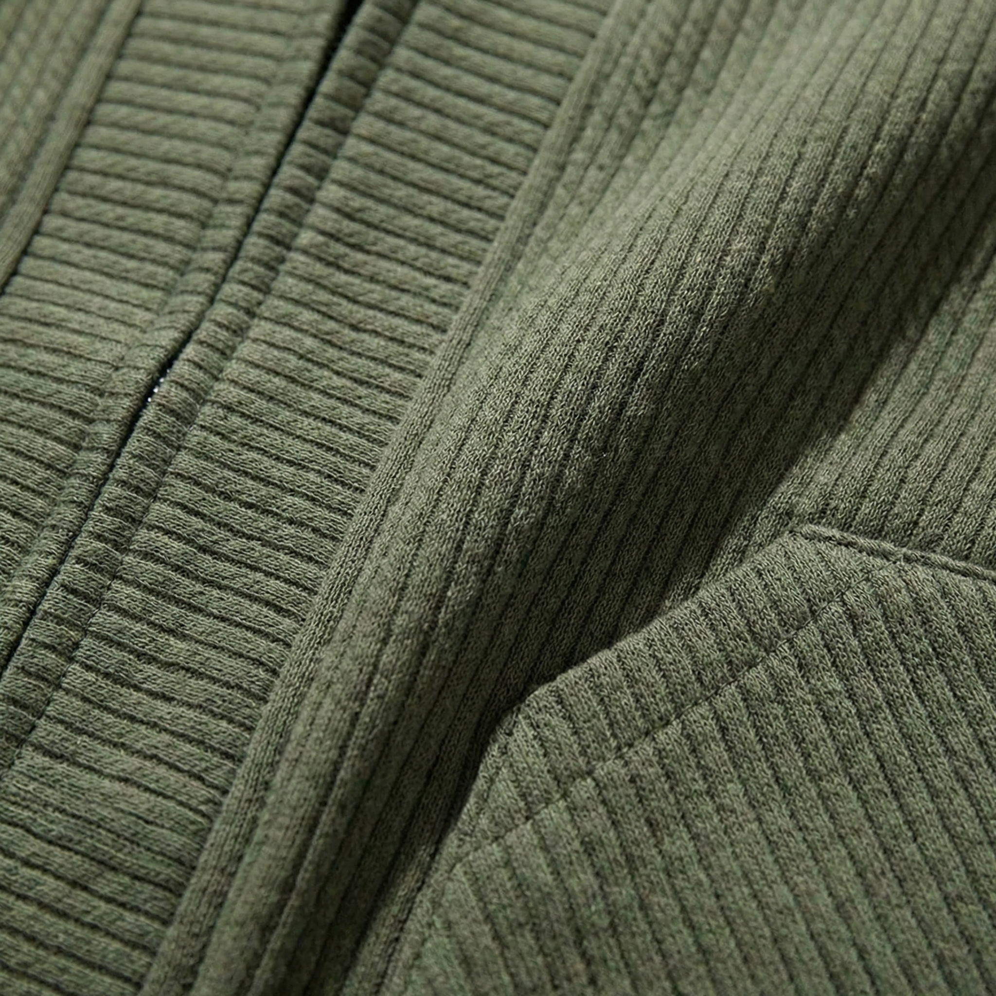 Addie Oversized Cardigan Jacket for Men - Zip-Up Cotton Blend Cardigan