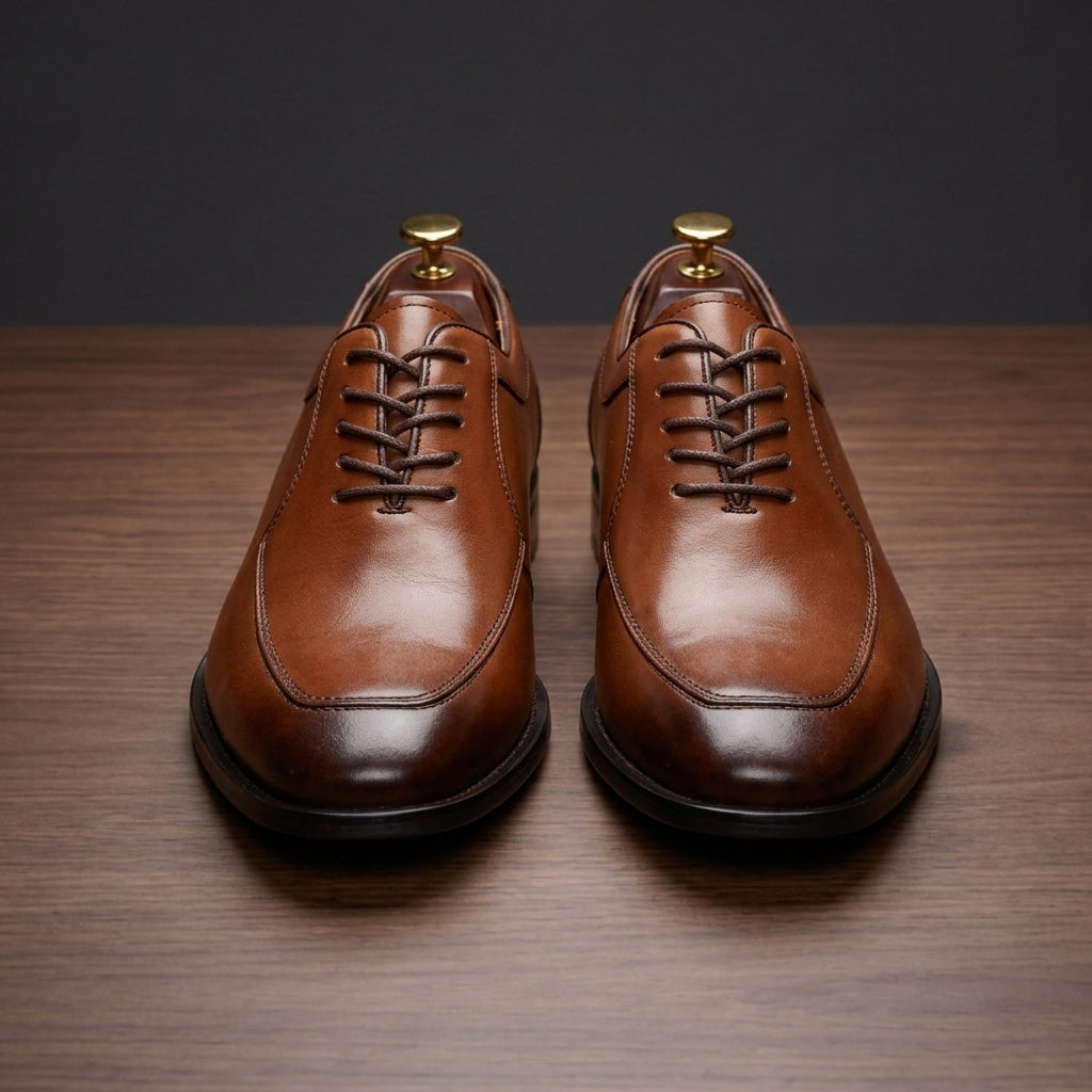 Eldran Leather Loafers for Men - Slip-On Business and Casual Shoes