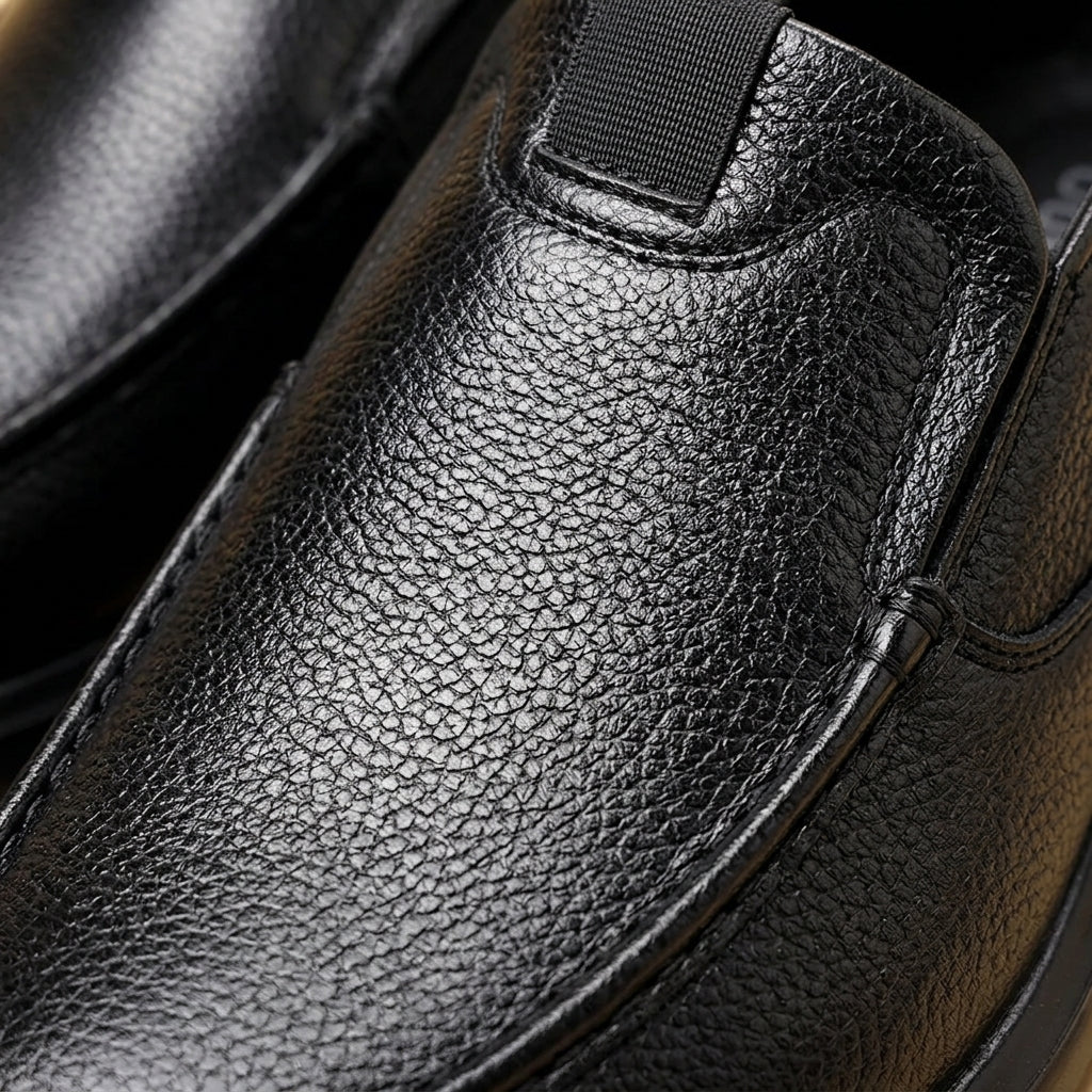 Ari Casual Leather Shoes for Men - Breathable Soft-Sole Everyday Shoes