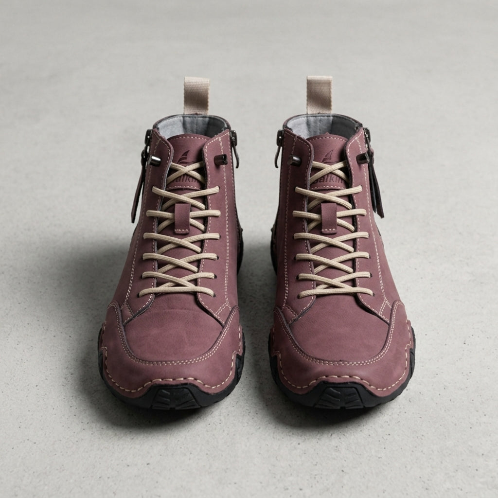 Hale Leather Ankle Boots for Men - Handmade Breathable Boots