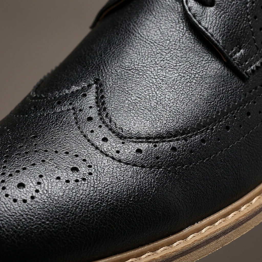 Hector Brogue Shoes for Men - Classic British Leather Brogues