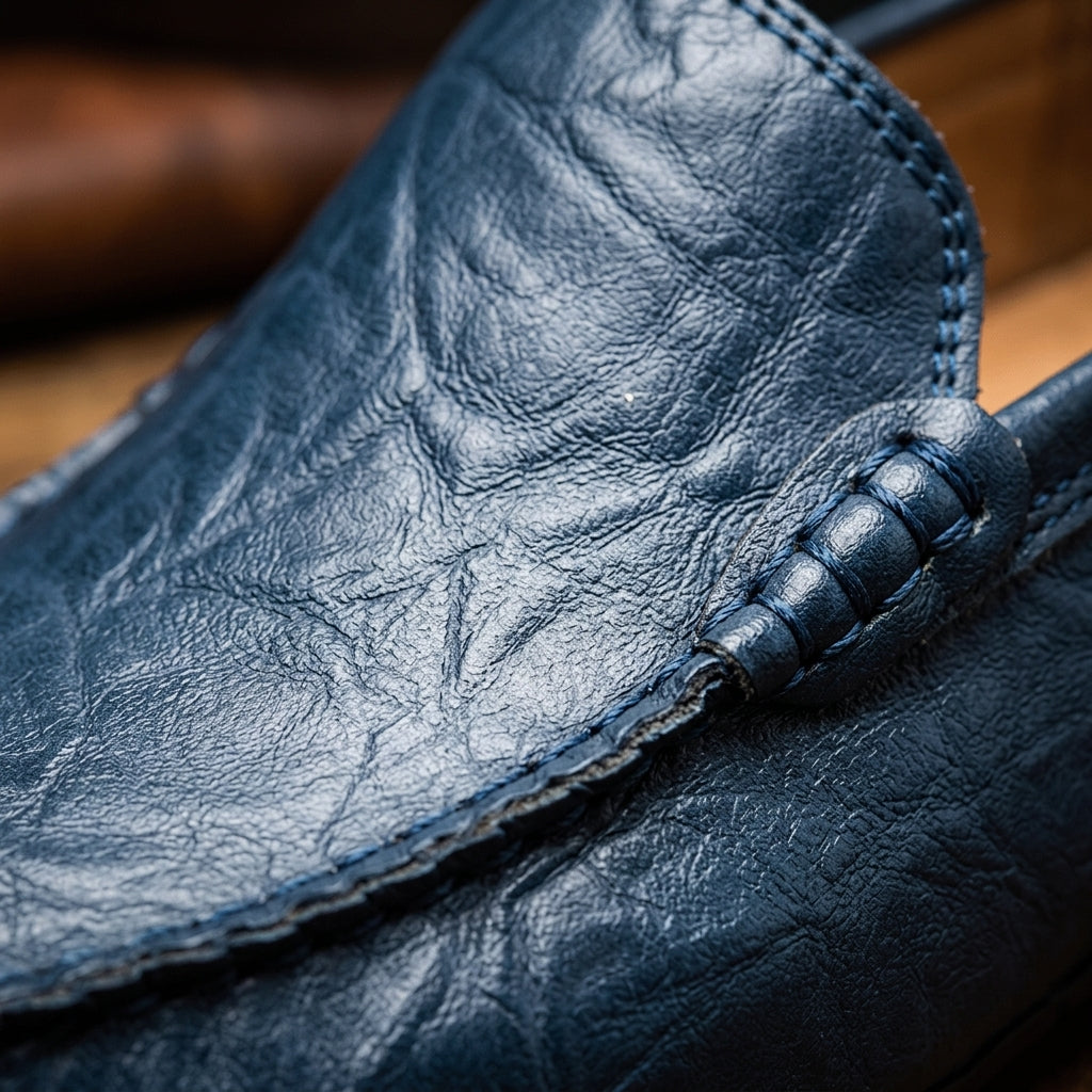 Gavrel Moccasins for Men - Classic Leather Slip-On Dress Shoes