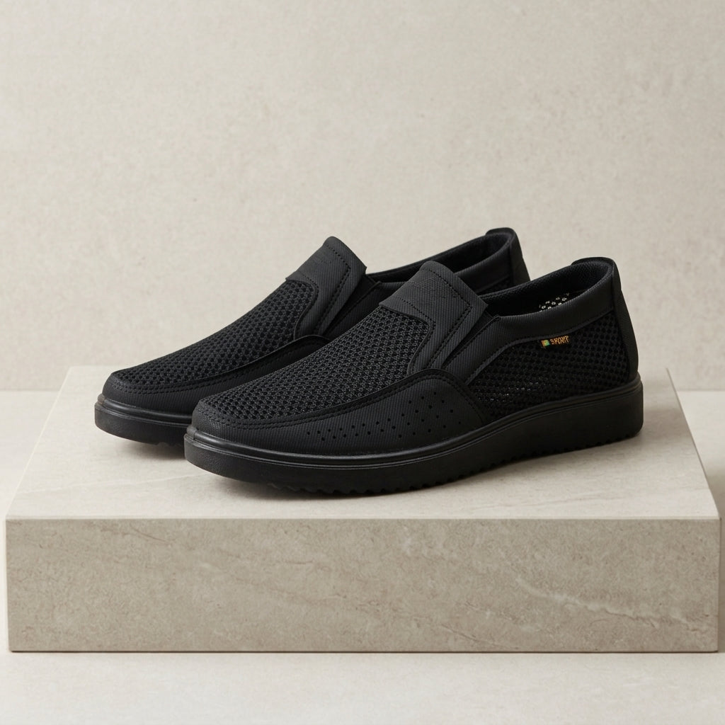 Cannes Casual Sneakers for Men - Lightweight Breathable Mesh Shoes