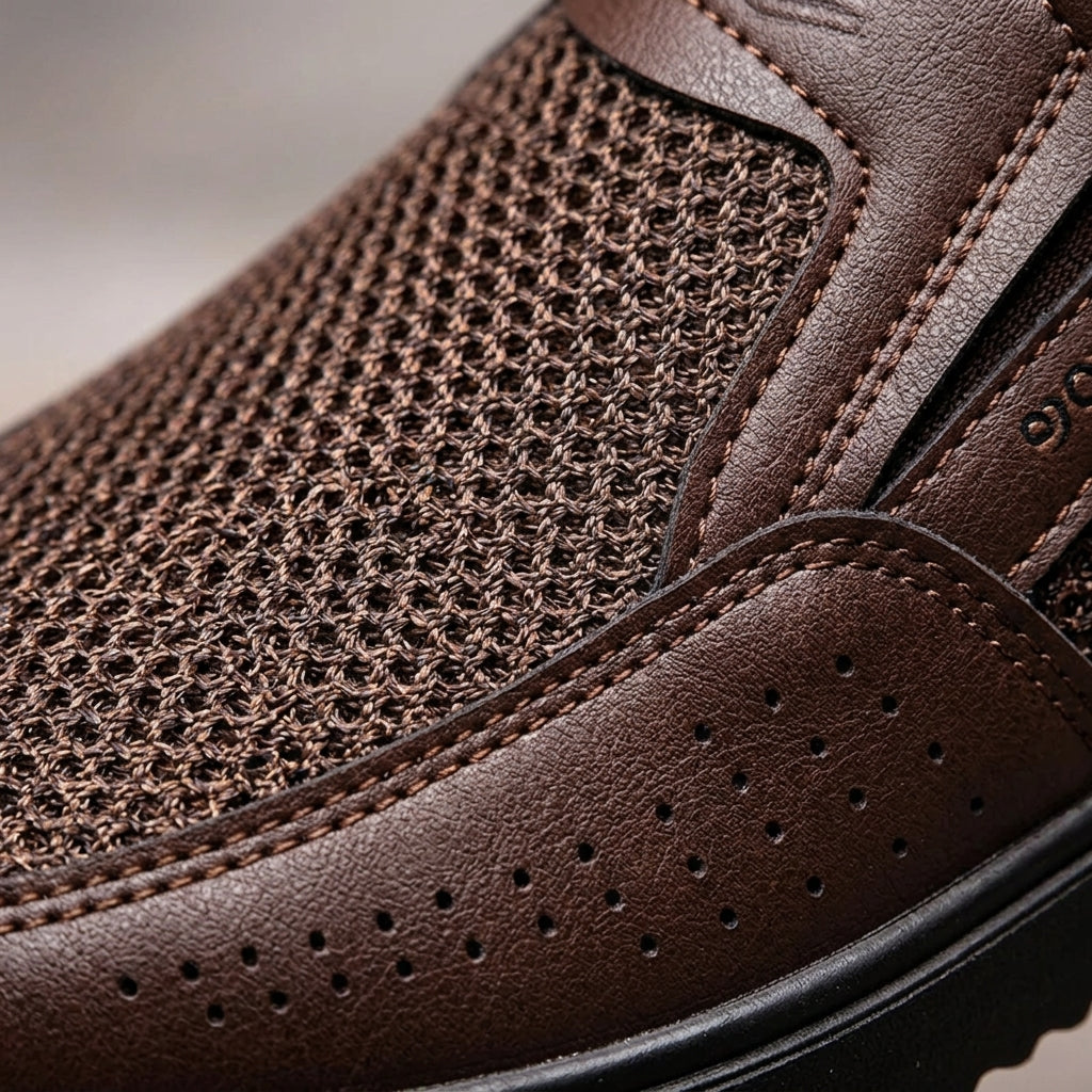 Cannes Casual Sneakers for Men - Lightweight Breathable Mesh Shoes