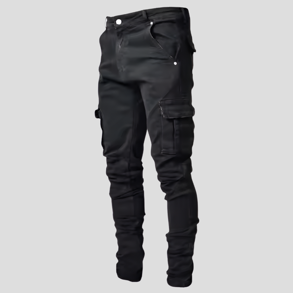 Men's Premium Stretch Jeans - Classic 5-Pocket Slim Fit Denim