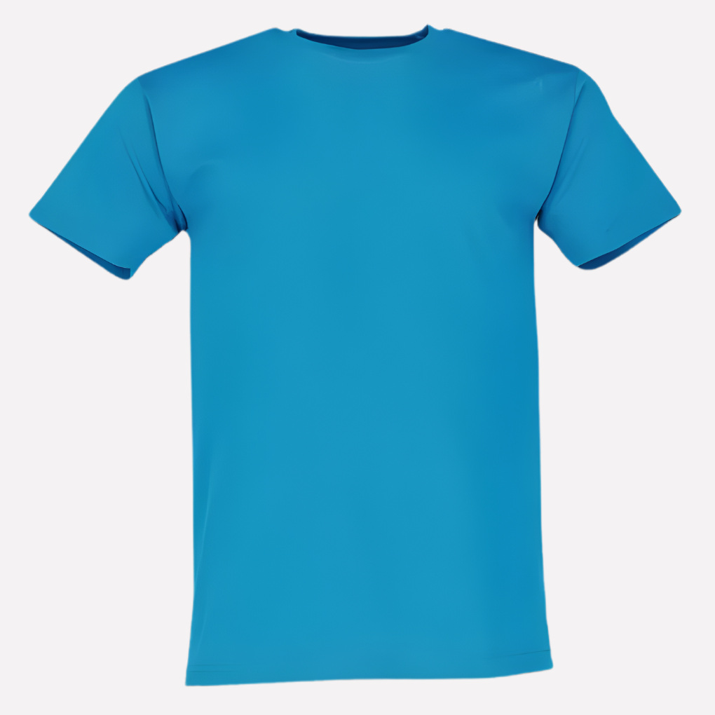 Men's Crew Neck Cotton T-Shirt - Classic Short-Sleeve Tee
