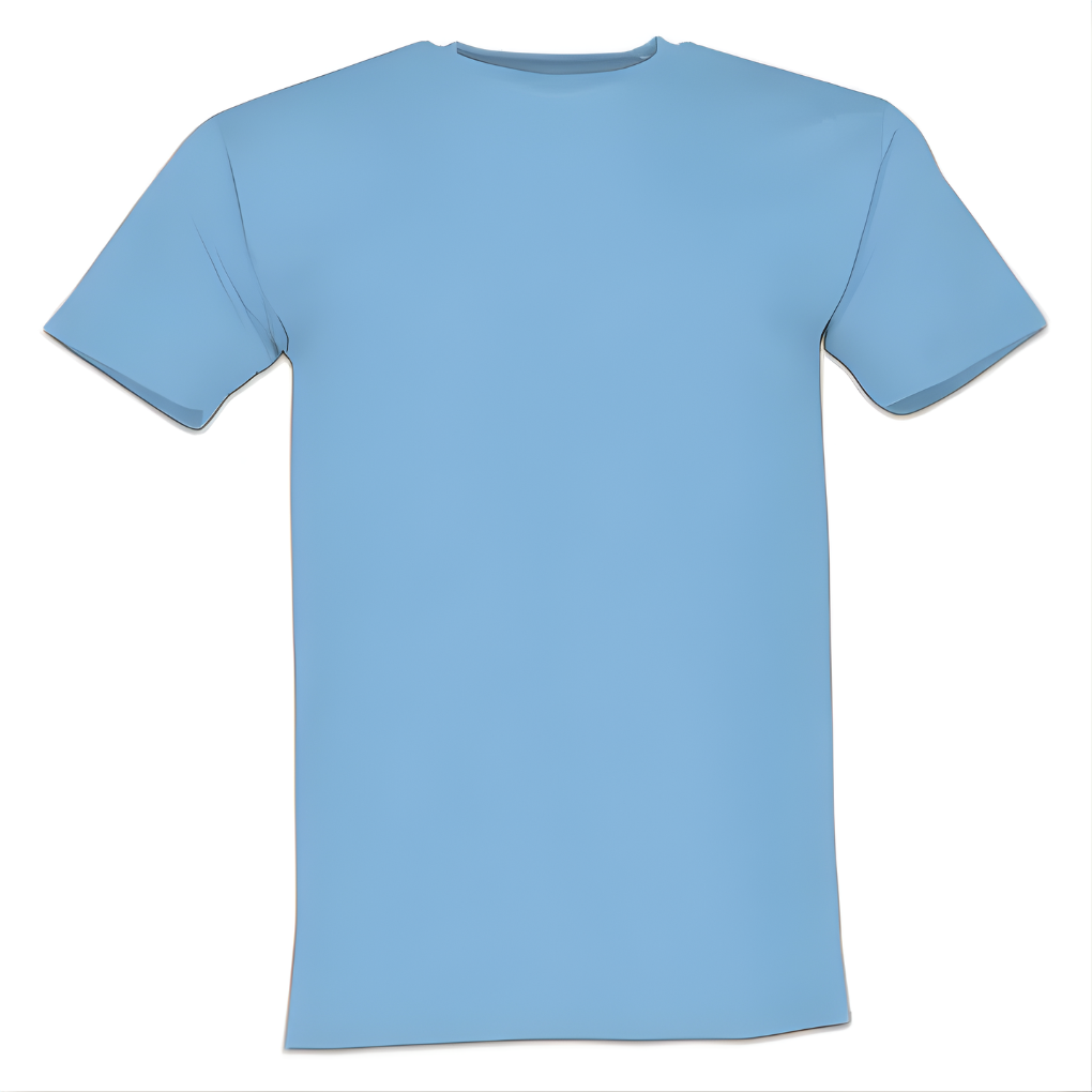 Men's Crew Neck Cotton T-Shirt - Classic Short-Sleeve Tee