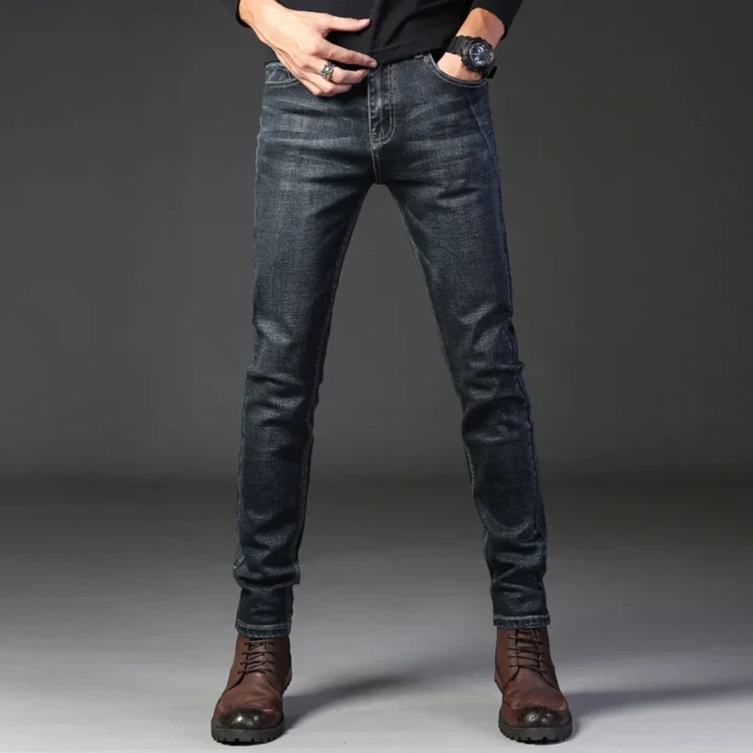 Slim Traveler Jean for Men - Stretch Denim with Tailored Five-Pocket Fit