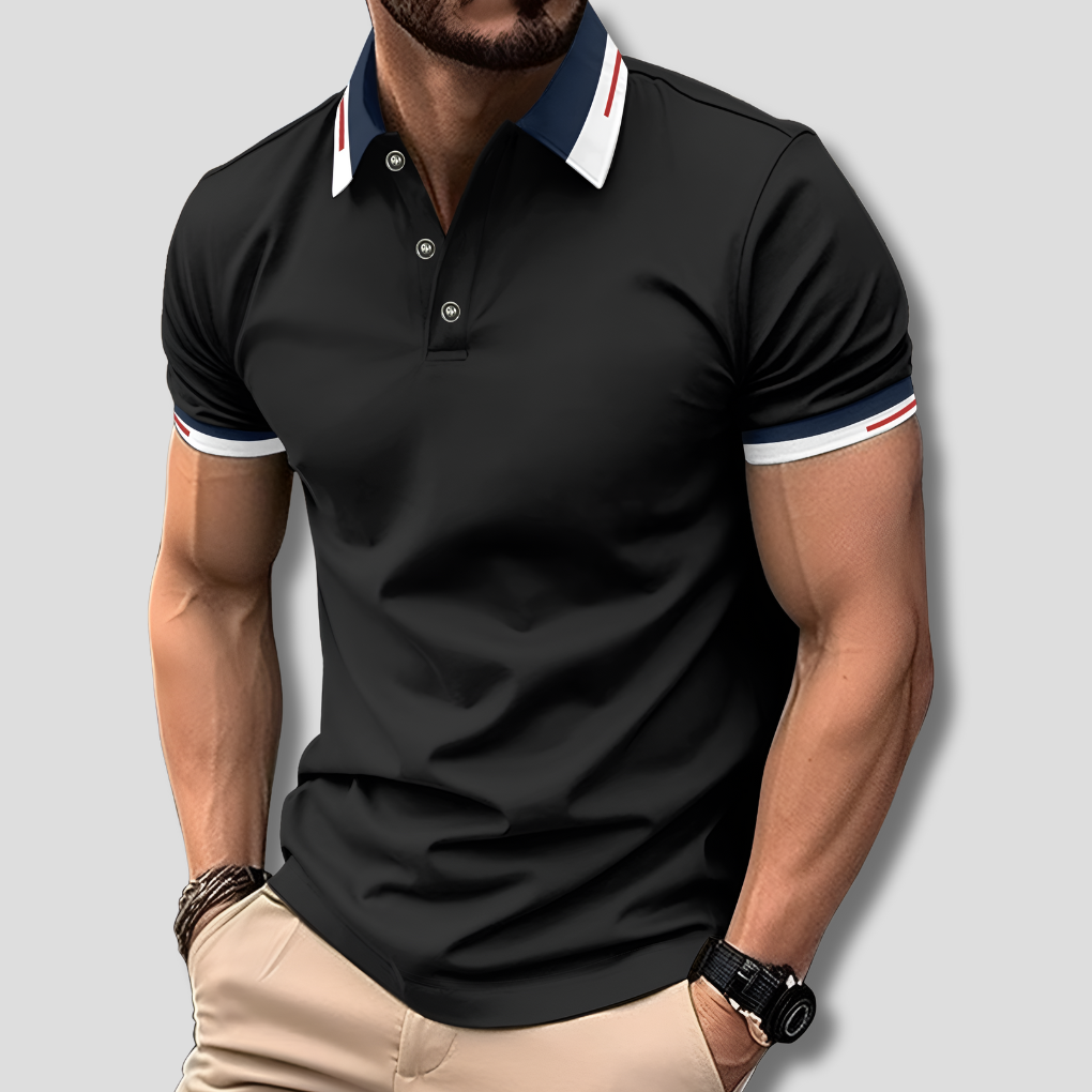 Men's Classic Polo Shirt, Comfortable Fit for Casual and Semi-Formal Wear
