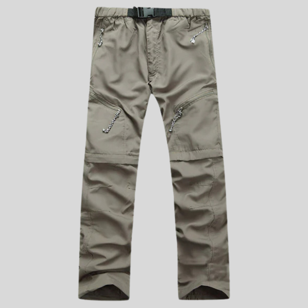 Men's Convertible Hiking Pants, 2-in-1 Zip-Off Shorts