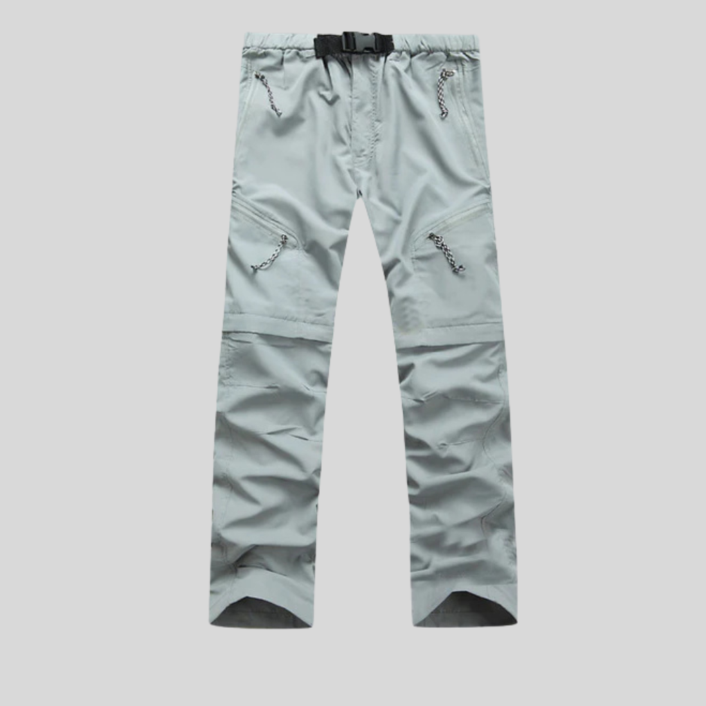 Men's Convertible Hiking Pants, 2-in-1 Zip-Off Shorts