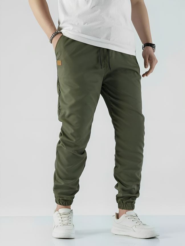 Silkenave Joggers - 4-Way Stretch Polyester Joggers for Everyday Wear