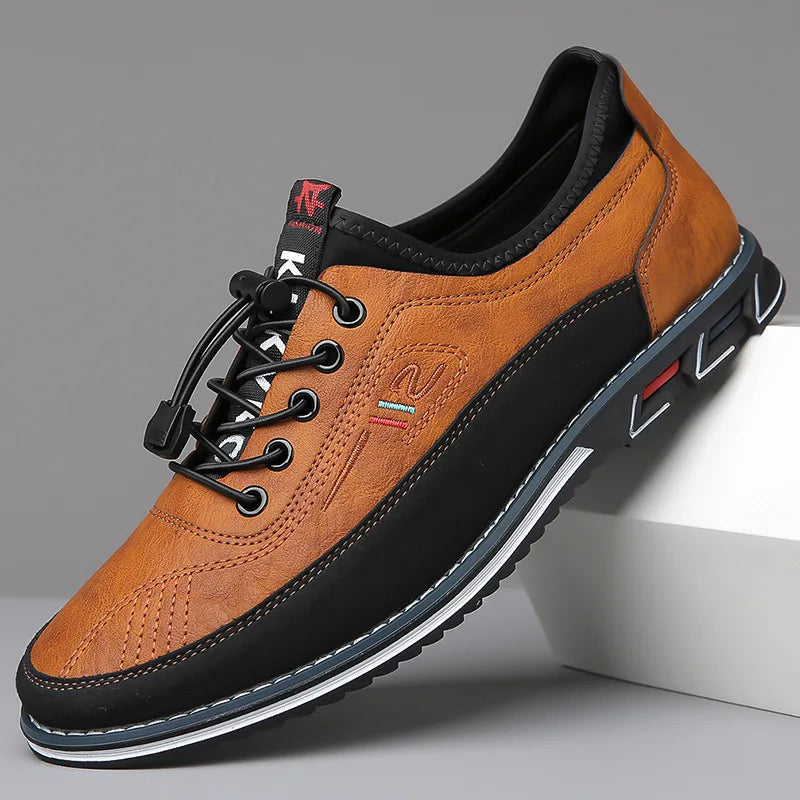 Men's Orthopedic Shoes, Ergonomic Leather Comfort Shoes