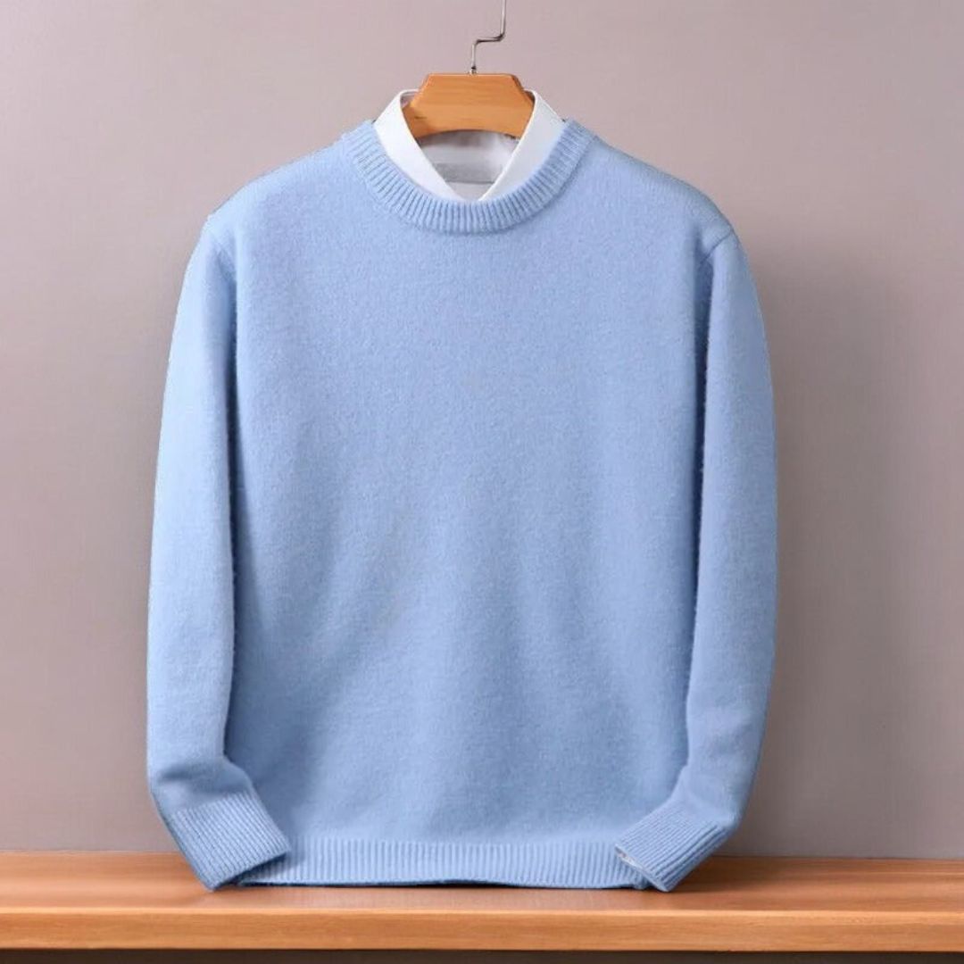 Whitby Cashmere Sweater for Men - Ultra-Soft Knit in Five Colors