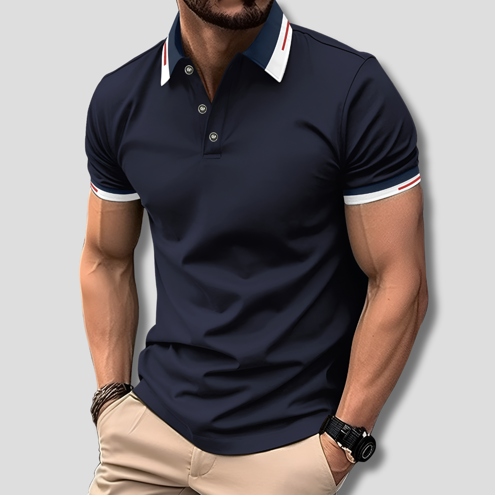 Men's Classic Polo Shirt, Comfortable Fit for Casual and Semi-Formal Wear
