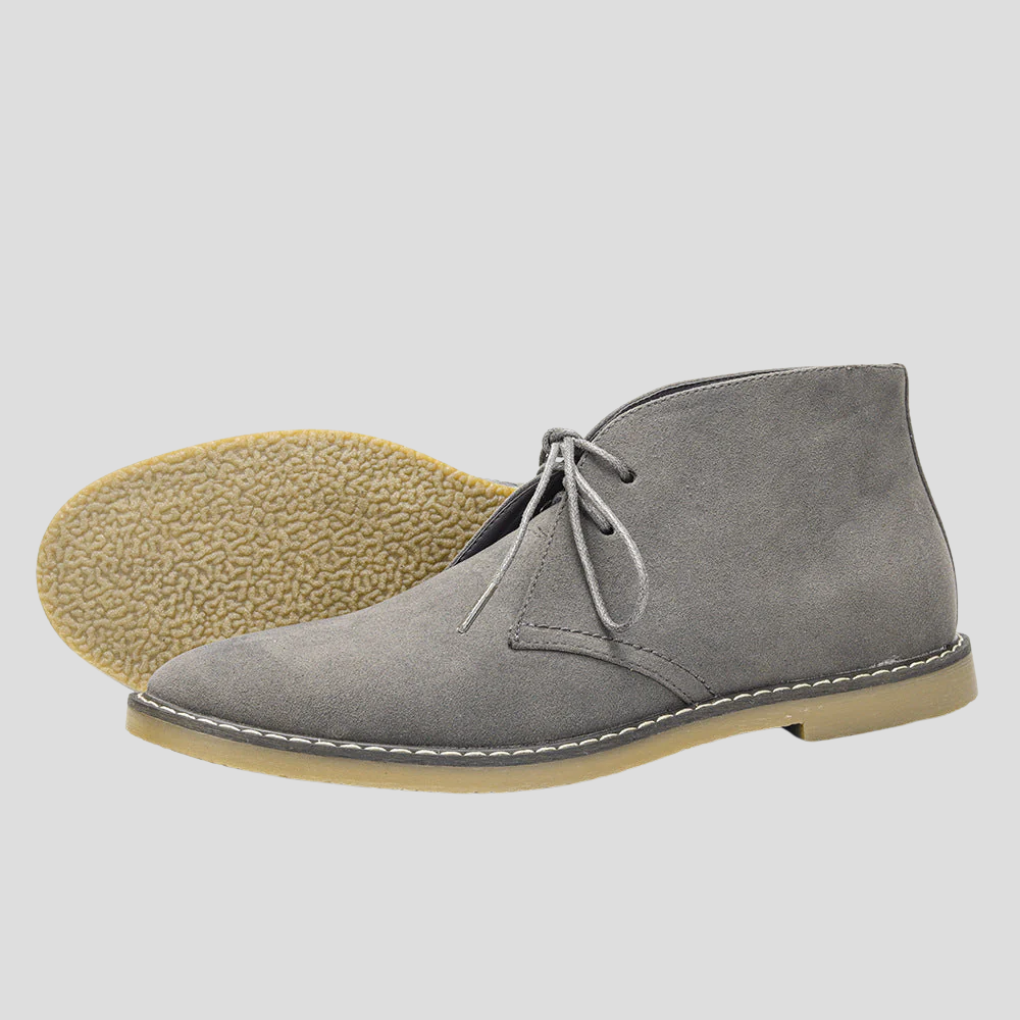 Men's Classic Desert Boots - Suede Ankle Boots, Lace-Up