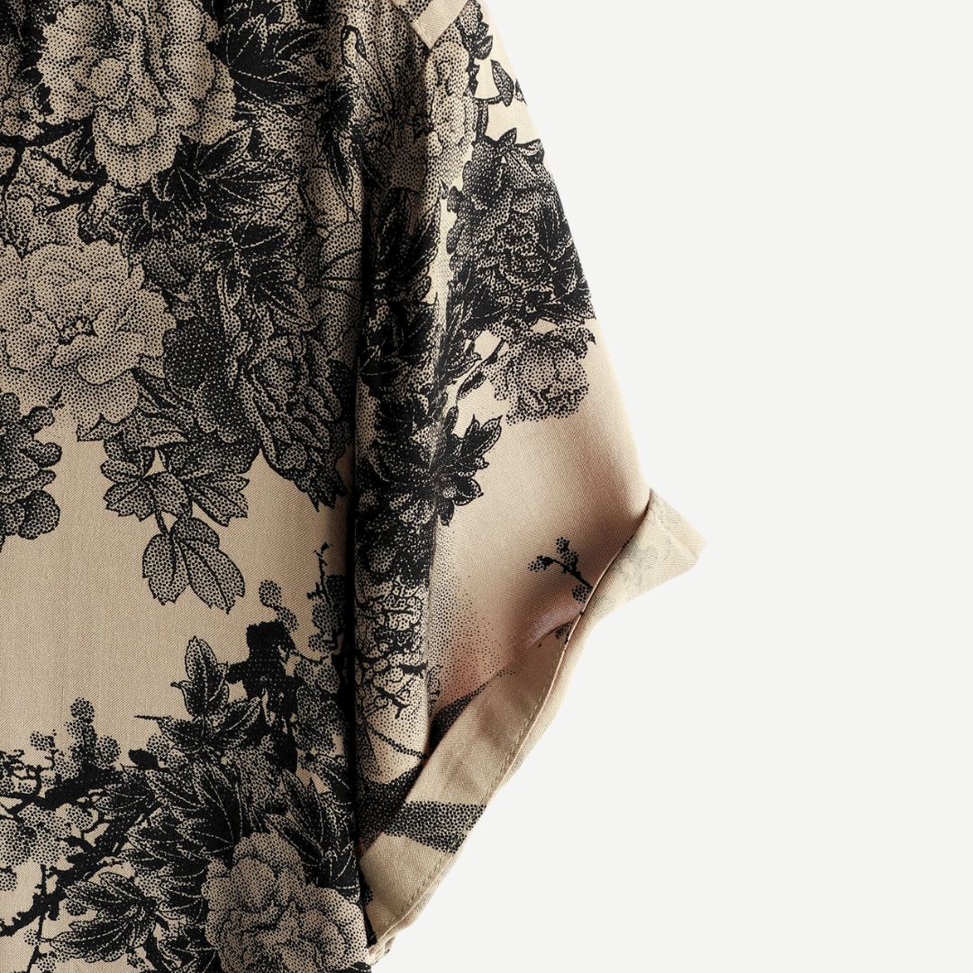 AirLight Inkwell Blossom Shirt - Lightweight 4-Way Stretch Floral Shirt