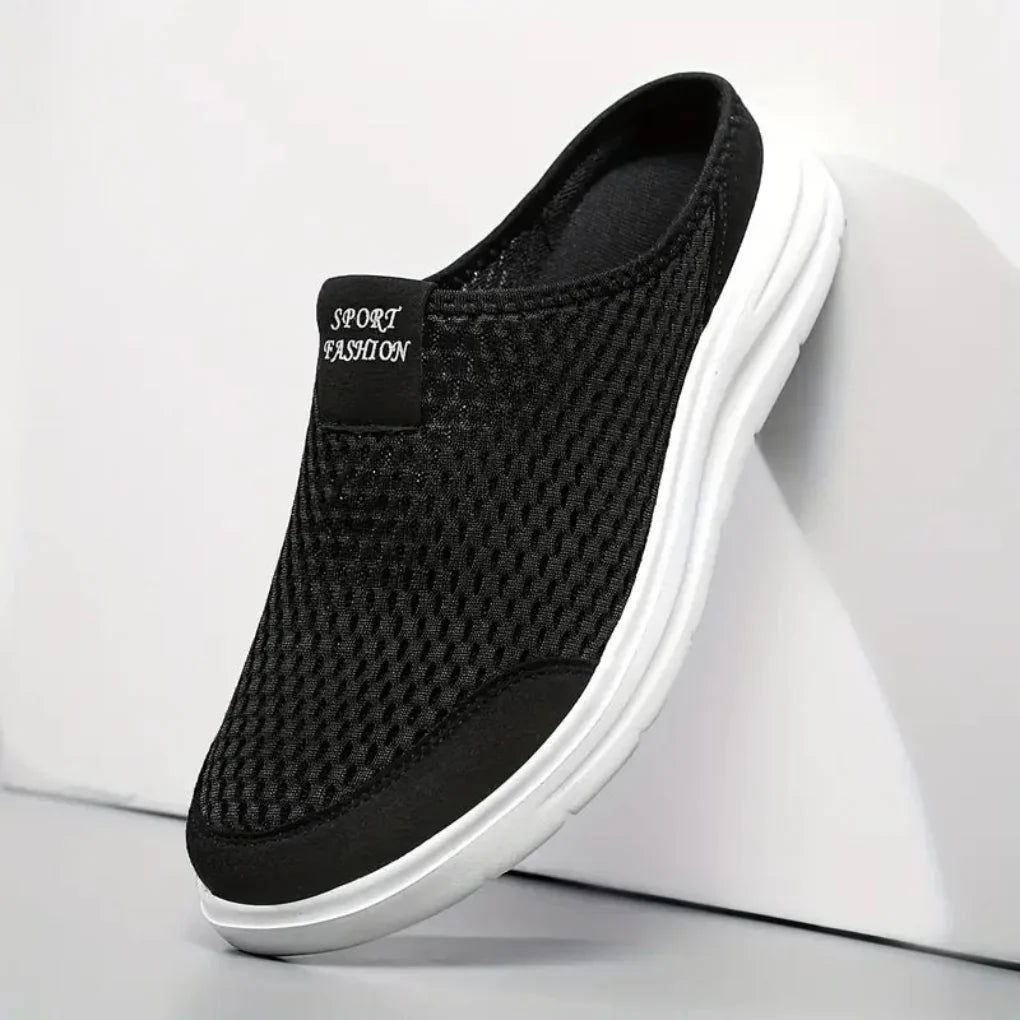Men's Slip-On Sandals with Arch Support, Cushioned Comfort Sandals for Everyday Wear