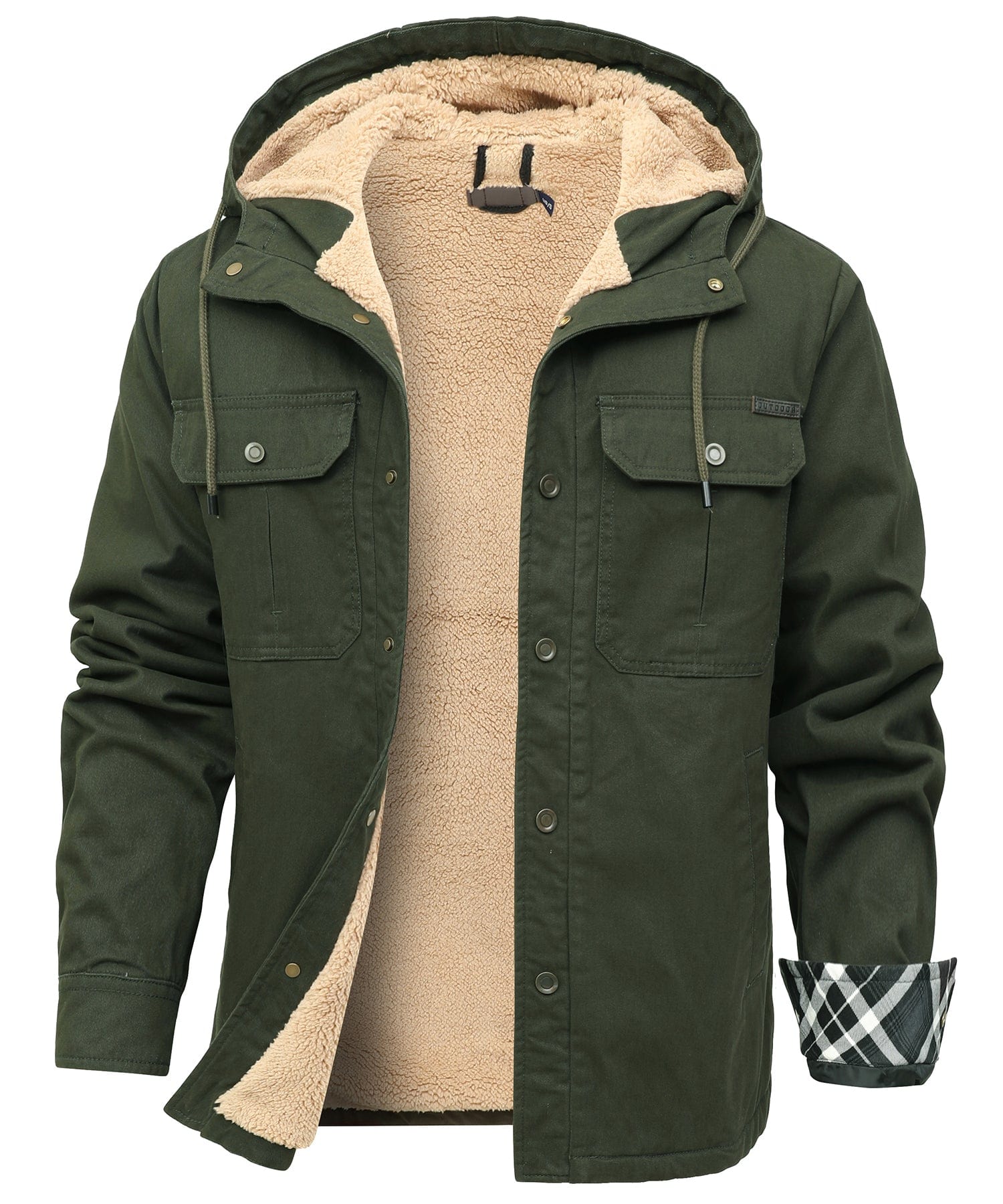 Apex Fleece Jacket for Men - Wind-Resistant Insulated Work Jacket