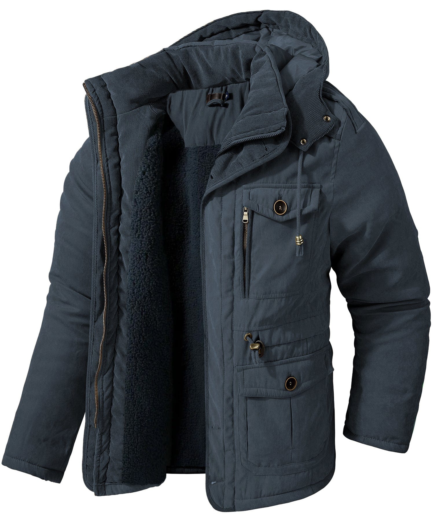 Titan Expedition Jacket for Men - Fleece-Lined Cold Weather Coat