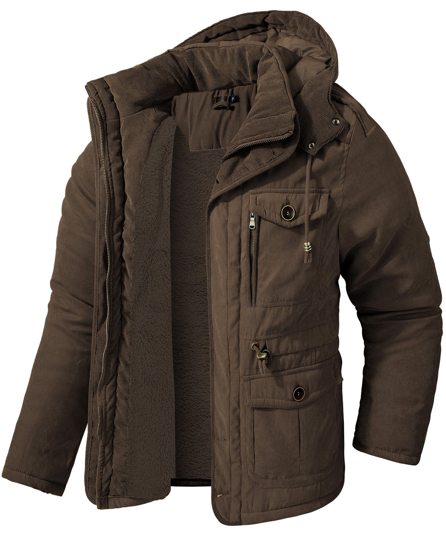 Titan Expedition Jacket for Men - Fleece-Lined Cold Weather Coat
