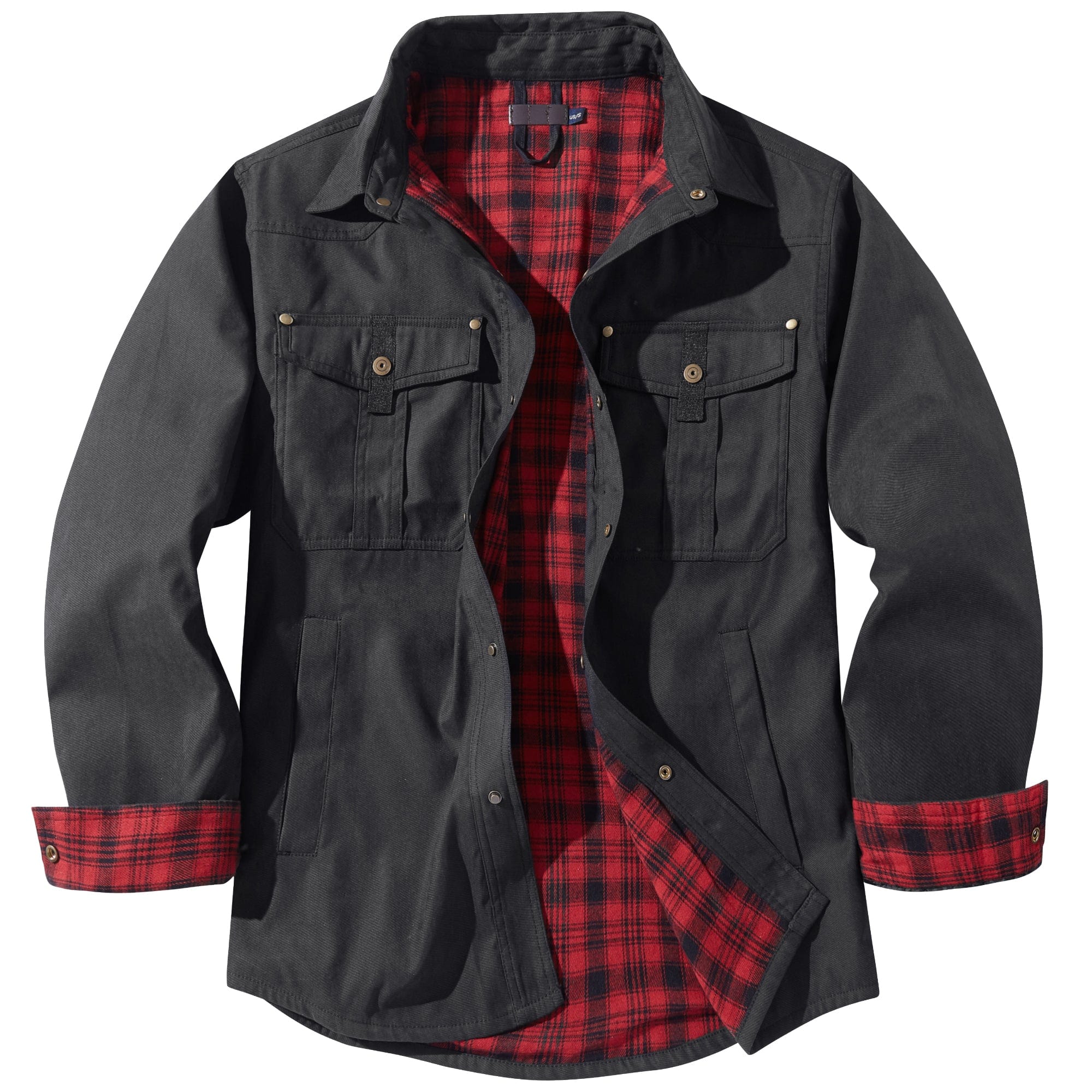 Traverse Insulated Jacket for Men - Polyester Cotton-Flannel Outdoor Coat