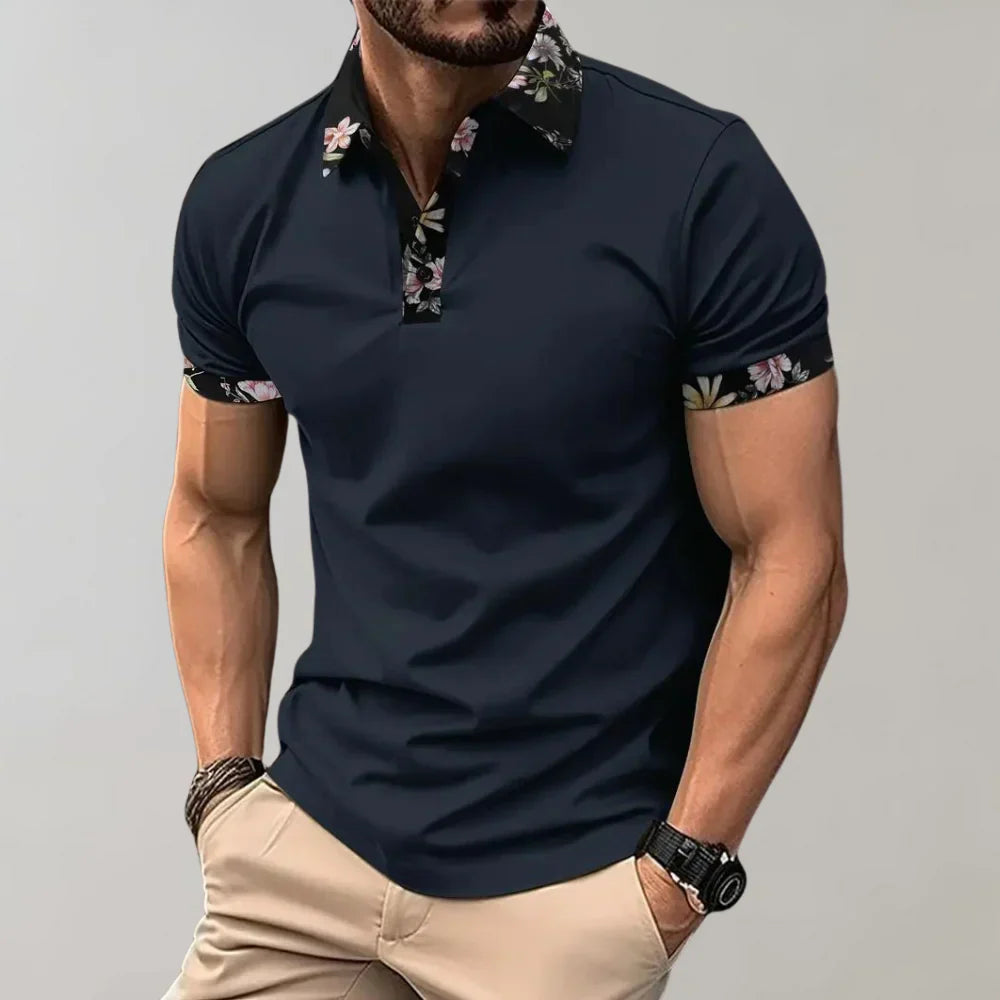 Men's Classic Fit Polo Shirt, Short Sleeve Cotton Pique Polo for Men