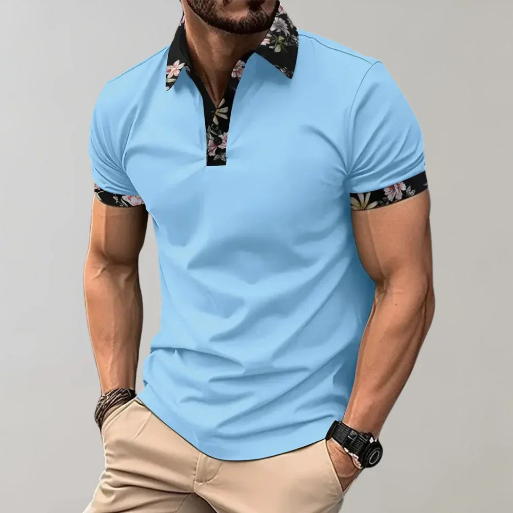 Men's Classic Fit Polo Shirt, Short Sleeve Cotton Pique Polo for Men