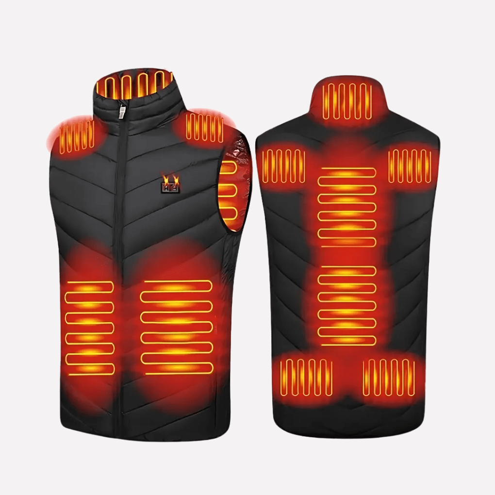 Men's Heated Jacket with Multi-Zone Warmth - Winter Outerwear
