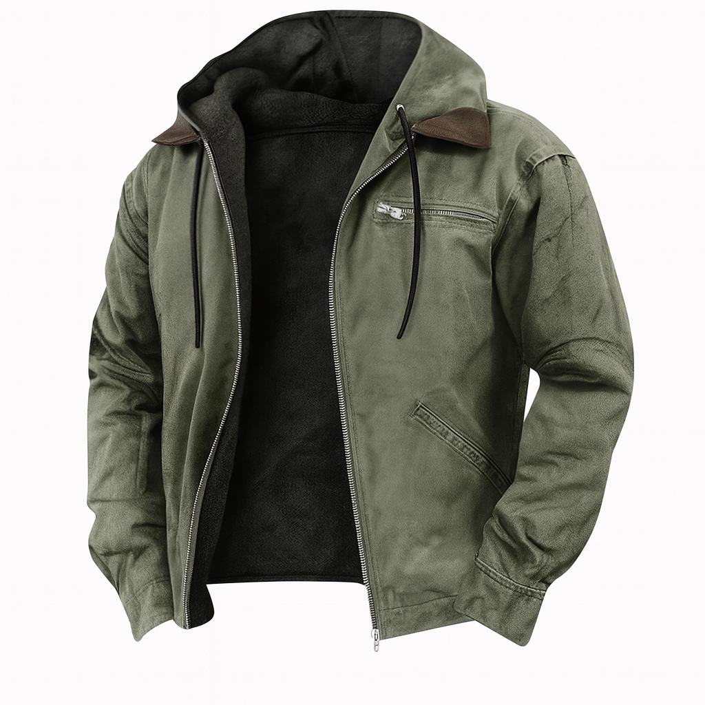 Men's Classic Jacket - Everyday Outerwear with Front Fastening