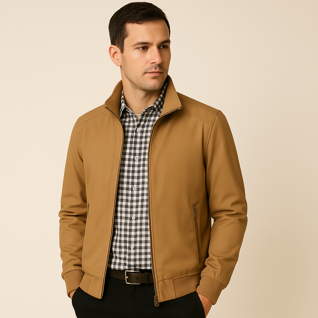 Men's Wind-Resistant Jacket - Lightweight Spring & Summer Outerwear