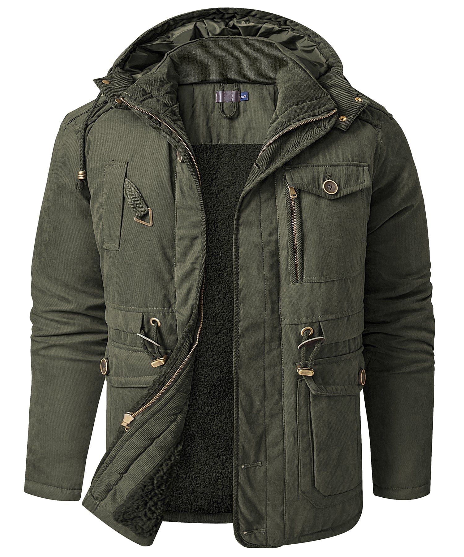 Titan Expedition Jacket for Men - Fleece-Lined Cold Weather Coat