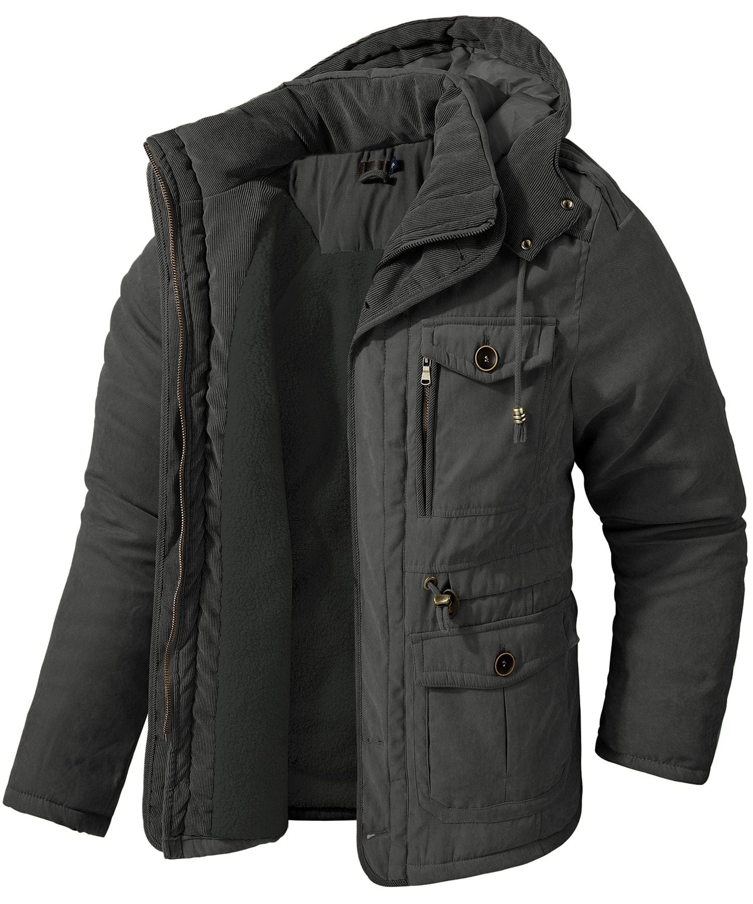 Titan Expedition Jacket for Men - Fleece-Lined Cold Weather Coat