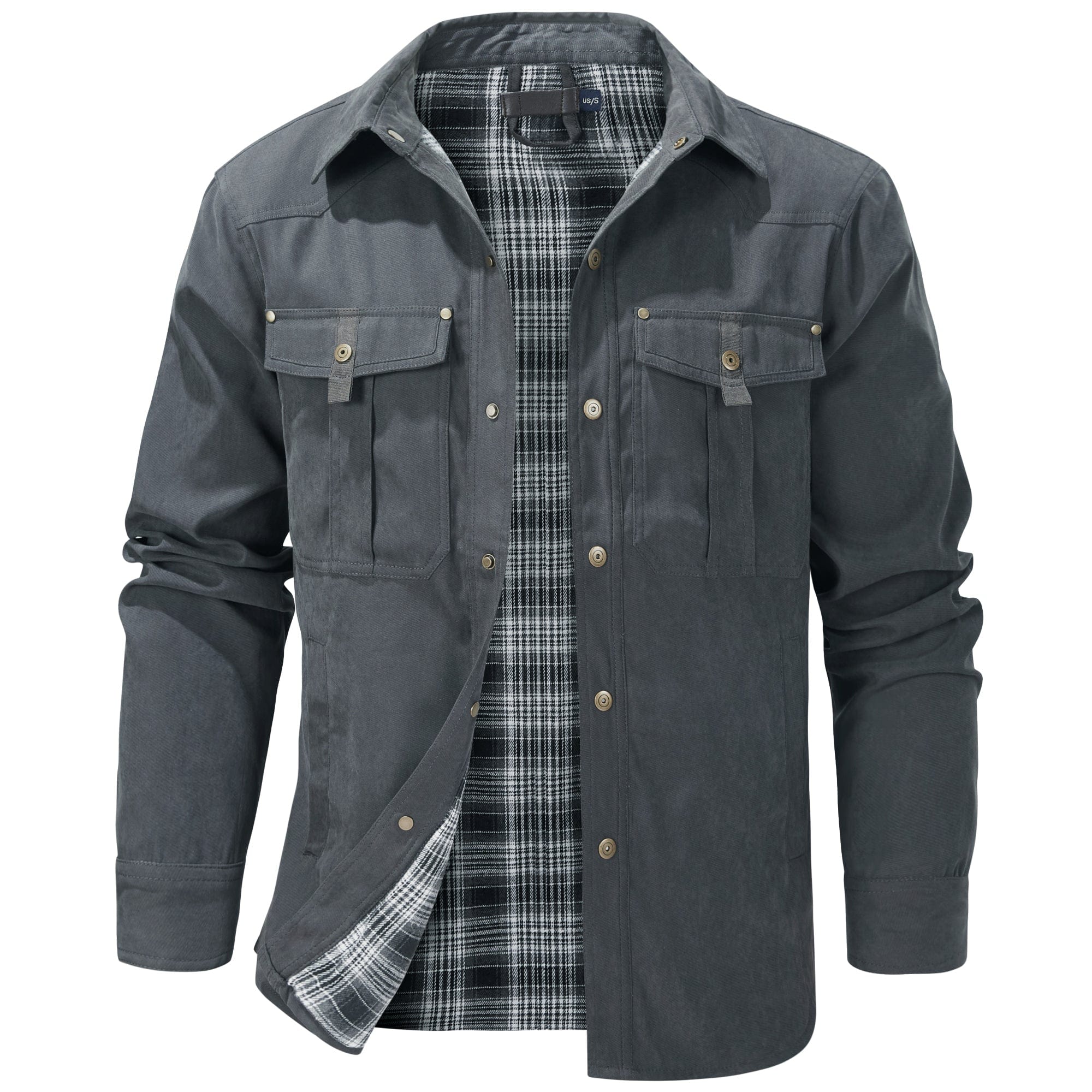 Traverse Insulated Jacket for Men - Polyester Cotton-Flannel Outdoor Coat