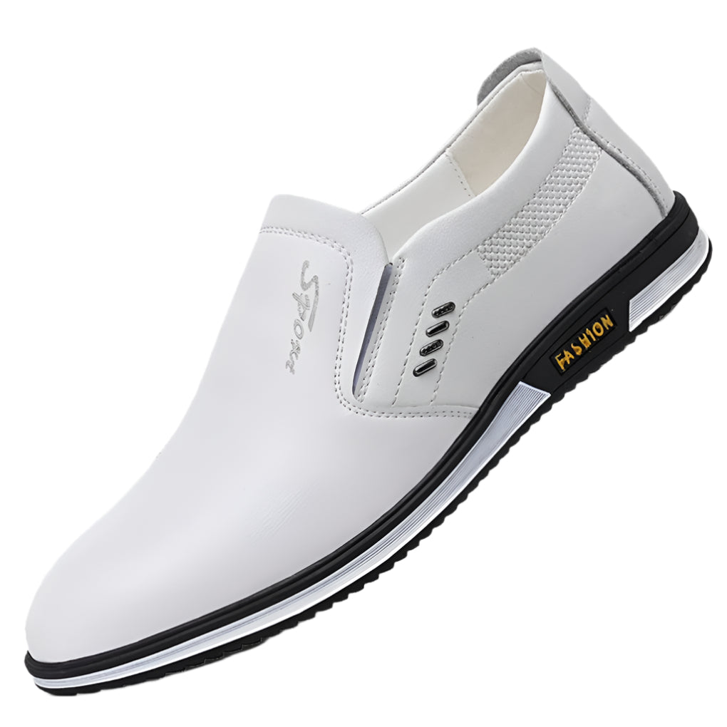 Men's Leather Dress Shoes, Elegant Formal and Casual Footwear